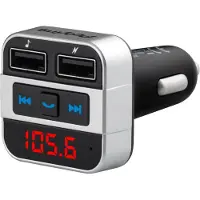 Peiying Modulateur FM audio BLUETOOTH 2x USB 2.1A +1A