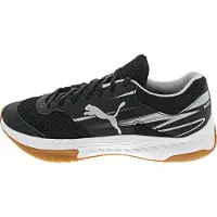Puma Chaussure de sport gris / noir / blanc