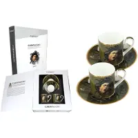 CARMANI Set de 2 tasses à espresso - M. M de Caravaggio, Tête de Méduse ()