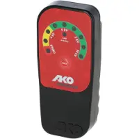 AKO Zaunprüfer mit LED-Anzeige (schwarz/rot, mit 9 Volt Batterie) 442326