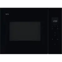 AEG NMB5S171SB Four à micro-ondes 50cm noir Hauteur 35/36cm Chambre de cuisson de 17 litres 800W Charnière de porte gauche