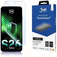 3MK - FlexibleGlass - Samsung Galaxy S26 - Clear (1 pcs, Samsung Galaxy S26), Téléphone portable : film de protection, Transparent