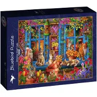 Bluebird Puzzle Puzzle Chats sur le Rebord de la Fenêtre - 1000 pièces