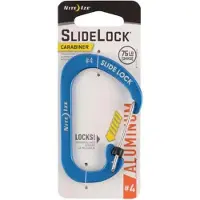Niteize Sidelock Carabiner Aluminium 4 Porte-clés Bleu Bleu One Size