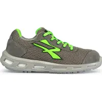 U Power Red Lion Summer, chaussures de sécurité, baskets unisexes confortables, légères et anti-crevaison, semelle en basalte, insert Infinergy, avec embouts en aluminium - Green 36