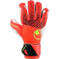 Uhlsport - Gants de gardien Soft Pro FLUO - Rouge/Blanc/Jaune fluo - Rouge/Blanc/Jaune fluo - Taille 6