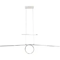 Näve LED lampe suspendue à contre-traction ; Couleur : argent, 7057059