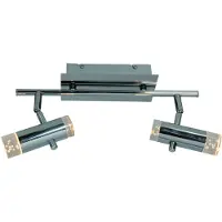 Näve - Plafonnier LED, Garda, dimensions : l : 30cm ; l : 8,5cm ; h : 17cm ; 1235942