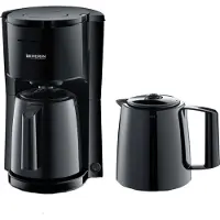 Severin 9306-000 KA9306 Kaffeemaschine schwarz, 8 Tassen