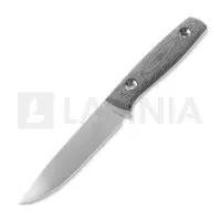 Trc knives Couteau This Is Freedom 130mm, black canvas micarta