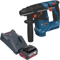 Bosch Marteau perforateur sans fil GBH 18V-18 Professional 18 V, 1,5 J, SDS plus, sans balais + 1 batterie 4,0 Ah + chargeur