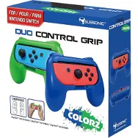 Pack de 2 Grips Vert et Bleu pour Joy-Cons Nintendo Switch