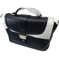 Lancel Sac à main en cuir noir