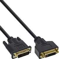 InLine 17763P Câble DVI-D 24+1 M/F Dual Link Plaqué or 3 m