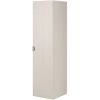 Selsey Moonir - Armoire 1 porte avec tringle à vêtements, 50 cm, greige