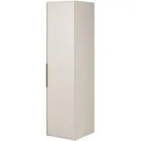 Selsey Frame - Armoire 1 porte avec étagères, 50 cm, greige