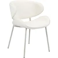 Selsey Pretically - Chaise rembourrée avec chenille facile d'entretien, Crème