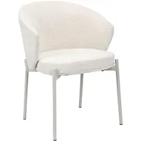Selsey Atisly - Chaise rembourrée avec chenille, beige clair