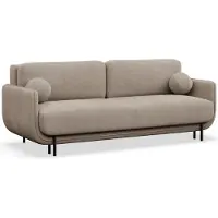 Selsey Ovals – Canapé-lit 3 places en tissu structuré, beige