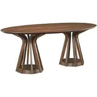 Selsey Stenne – Table à manger 200 x 110 cm, aspect noyer