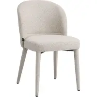 Selsey Coases – Chaise de salle à manger avec revêtement bouclé, beige