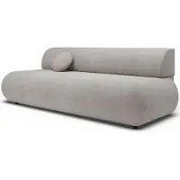 Selsey Armone – Canapé 3 places convertible, chenille, gris clair