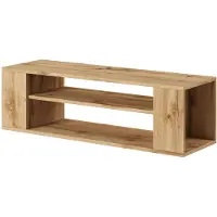 Selsey Wall - Armoire TV avec 2 compartiments, aspect bois chêne , 100 cm