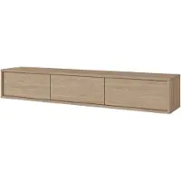 Selsey Moddern - Buffet TV avec option de montage mural, chêne, 180 cm