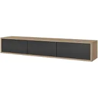 Selsey Moddern - Buffet TV avec option de montage mural, chêne / anthracite, 180 cm