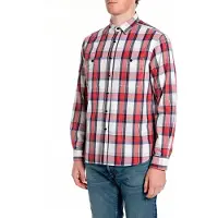 Replay M4150 .000.52860 Long Sleeve Shirt Rouge L Homme