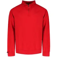 Superdry Pull-over 'Essential Logo Henley' rouge