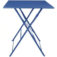 Bolero Table carrée Perth Pavement Style, bleu foncé