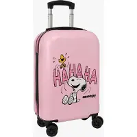 Snoopy 20´´ 40.1l 34.5x20x55 Cm Trolley Bag Rose Enfants
