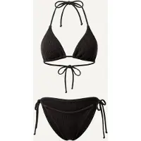 ZUBEK Bikini 'Women's Merino Wool Triangle Bikini Set – Black' noir