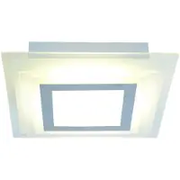Näve Applique murale et plafonnier à LED / argenté