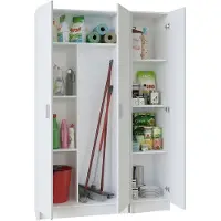 Dmora Soave - Armoire Multiusage Grande, 110x180h cm Blanc, Modulable