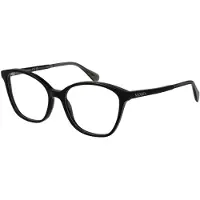 MAX&Co. Lunettes de soleil modernes - - Unisex - Noir Brillant - Montures cerclées - Synthétique - 54/16/140