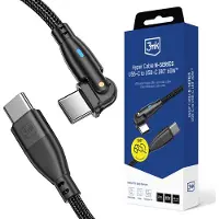 3MK Câble Hyper Hyper N-SERIES USB-C, USB-C 2m 20V/3A 60W, noir