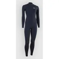 iON Static 3/2 Mm Woman Long Sleeve Chest Zip Neoprene Suit Noir XS Femme