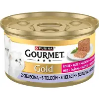 Gourmet Gold Kitten Mousse Veau, pâtée pour chaton 24×85 g