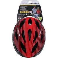 Dunlop Casque de vélo pour homme et femme, VTT, réglable, , rouge, taille L (58-61 cm)