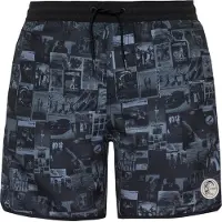 O'Neill Shorts de bain 'O'riginals Scallop 16' gris clair / noir