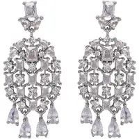 Avant Garde Boucles d'oreilles 'Jelenala' argent