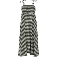 Protest Shaka Sleeveless Midi Dress Vert S Femme