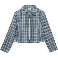 Superdry Veste mi-saison 'X Superdry & Co' beige clair / bleu clair / noir