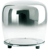 Näve Smoky Lampe de table LED Ø18cm Chrome