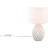 TRIO Lampe crépusculaire élégante Melva blanc
