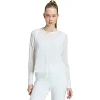 Adidas Soft Lux Sheer Long Sleeve T-shirt Blanc L Femme