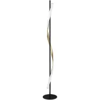 Eglo Lampadaire Conaprato noir avec or