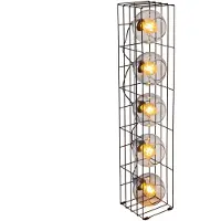 Näve Cesta Lampadaire E27 Ø15cm noir